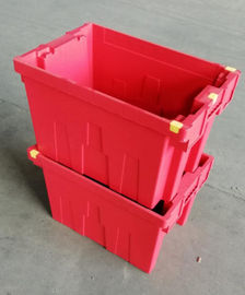 Stacking Nesting Solid Plastic Tote Box Ukuran Standar 600*400mm