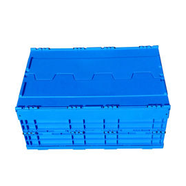 Warna Kotak Tote Lipat Plastik Tahan Lama Disesuaikan 600 * 400 mm