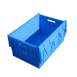 600 * 400 * 330 Mm Peti Penyimpanan Lipat Plastik Portabel Untuk Koleksi