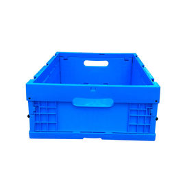600*400*185 Mm L Kotak Plastik Lipat / Peti Penyimpanan yang Dapat Dilipat