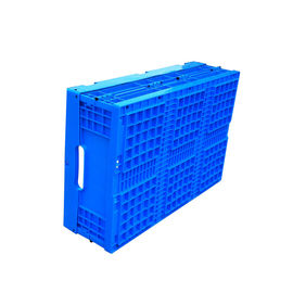 600*400*185 Mm L Kotak Plastik Lipat / Peti Penyimpanan yang Dapat Dilipat