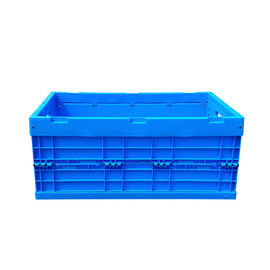 Impact - Resistance Perawan PP Kotak Tote yang Dapat Dilipat Bagian Bawah Padat 600*400 mm