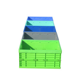 Kapasitas Pemuatan 30kgs Virgin PP Wadah Susun Dilipat Seri 600 * 400 mm