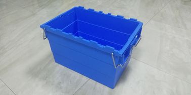 100% Virgin PP Stackable Nesting Trays Dengan Transportasi Penyimpanan Batang Baja