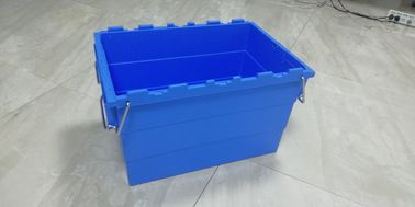 100% Virgin PP Stackable Nesting Trays Dengan Transportasi Penyimpanan Batang Baja