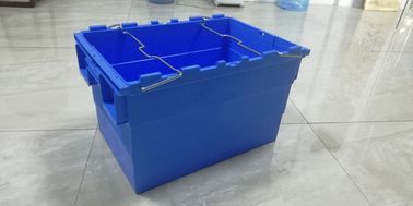 100% Virgin PP Stackable Nesting Trays Dengan Transportasi Penyimpanan Batang Baja