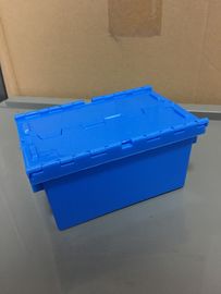 Ukuran Kecil 120*80*60 mm Plastik Stack Nest Tote Box Tutup Terlampir