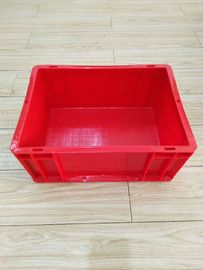 Virgin Plastic Red Euro Stacking Containers Opsi Sistem Penyortiran Konveyor 400 * 300 mm
