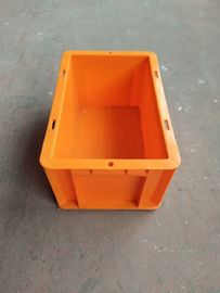 Wadah Susun Euro Warna Oranye 300 * 200 mm / Wadah Penyimpanan Plastik yang Dapat Ditumpuk