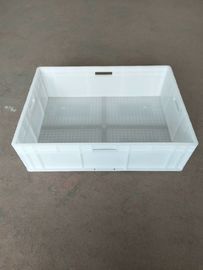Virgin Polyethylene Memperkuat Anti - Skid Bottom Euro Stacking Containers Kapasitas Pemuatan 20kg