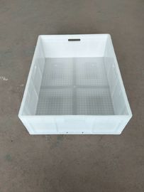 Virgin Polyethylene Memperkuat Anti - Skid Bottom Euro Stacking Containers Kapasitas Pemuatan 20kg