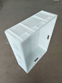 Virgin Polyethylene Memperkuat Anti - Skid Bottom Euro Stacking Containers Kapasitas Pemuatan 20kg