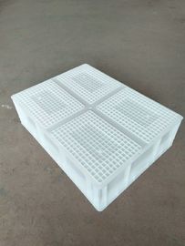 Virgin Polyethylene Memperkuat Anti - Skid Bottom Euro Stacking Containers Kapasitas Pemuatan 20kg