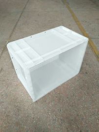Kapasitas Pemuatan 15kg Virgin Polyethylene Euro Containers 400 * 300 mm Conveyor Light Storage