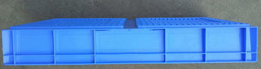 Bahan Perawan PP Atau PE Tahan Lama Euro Stacking Containers Warna Disesuaikan 800 * 400 * 120mm