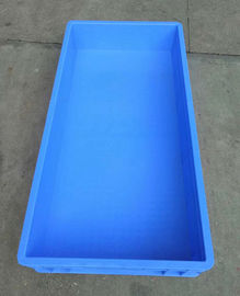 Bahan Perawan PP Atau PE Tahan Lama Euro Stacking Containers Warna Disesuaikan 800 * 400 * 120mm