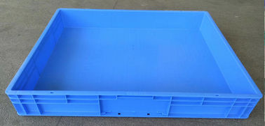 800 * 600 * 120 mm Perawan PP atau Wadah Susun Plastik PE / Kotak Susun Euro