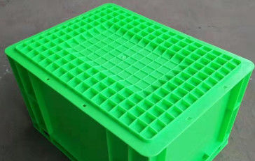 Wadah Penumpukan Euro Ramah Lingkungan 400 * 300 mm Warna Plastik Perawan Disesuaikan