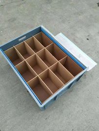 Industri Motor Volume Massal Wadah Susun Euro 1000 * 400 * 290 mm Warna Plastik Perawan Disesuaikan