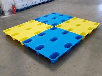 Resistensi Dampak Palet Blow Moulding Plastik Sembilan Kaki 4T 1200 * 800 mm Euro Pallet