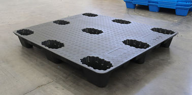 Resistensi Dampak Palet Blow Moulding Plastik Sembilan Kaki 4T 1200 * 800 mm Euro Pallet