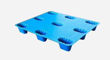 Industri Kimia 1000 * 1000 mm Blow Moulding Pallet Plastik Kapasitas Pemuatan Lebih Tinggi