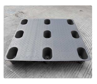 Industri Kimia 1000 * 1000 mm Blow Moulding Pallet Plastik Kapasitas Pemuatan Lebih Tinggi