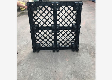 Pelari 9 Tugas Ringan 1100 * 1100 Mm Satu Arah Kemasan Palet Plastik