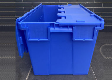 Euro 600*400 Mm Tempat Penyimpanan Plastik Nestable Stackable 35kg