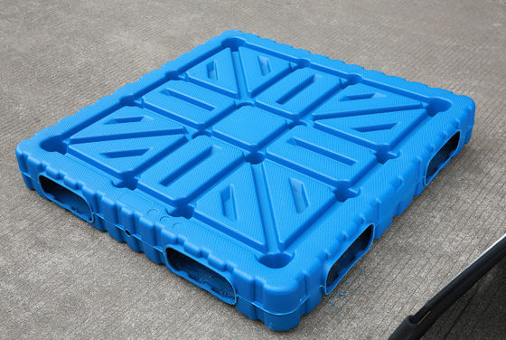 1100*1100mm Double Face PE Blow Moulding Palet Plastik