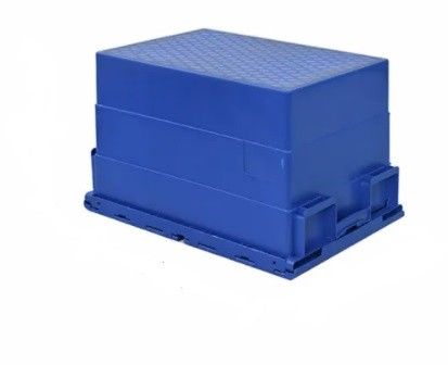 600*400*365mm 200kg PP Crate Storage Box Untuk Transportasi