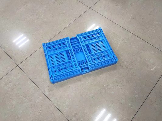 Vertikal Susun Buah Dan Sayuran Peti Plastik Keranjang Pengangkut Makanan Segar Dengan Lubang
