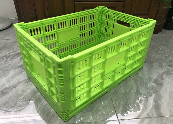Peti Sayuran Lipat Plastik Tugas Berat 600 * 400 * 300mm