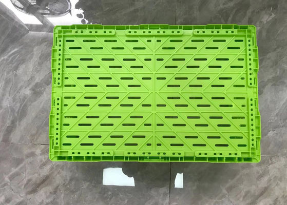 4400PCS Memuat Peti Berventilasi Plastik 600 * 400mm Untuk Buah Sayuran