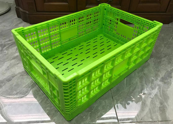4400PCS Memuat Peti Berventilasi Plastik 600 * 400mm Untuk Buah Sayuran