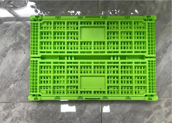 4400PCS Memuat Peti Berventilasi Plastik 600 * 400mm Untuk Buah Sayuran