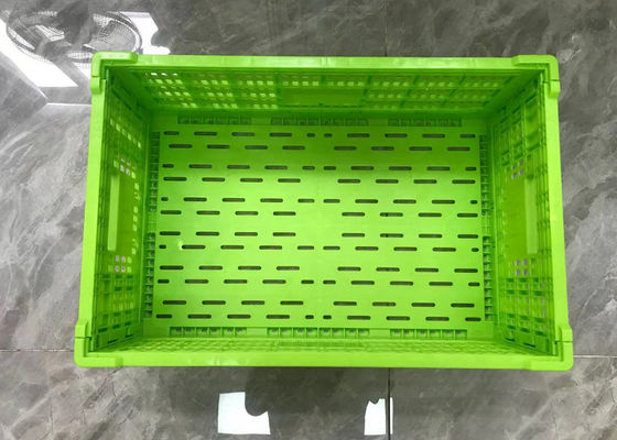 4400PCS Memuat Peti Berventilasi Plastik 600 * 400mm Untuk Buah Sayuran
