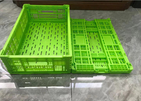20kg Memuat Peti Plastik Buah Sayuran Dilipat