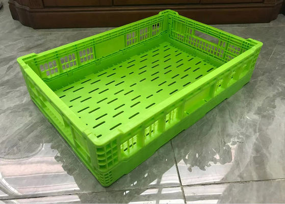 Struktur Jaring OEM Peti Plastik Buah Dan Sayuran Untuk Distribusi