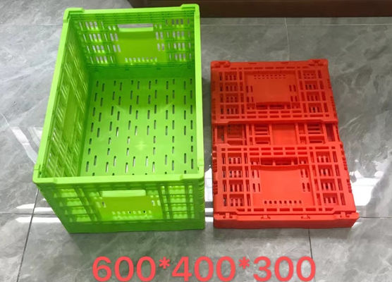 Peti Keranjang Pengangkutan Sayuran Buah Penyimpanan Plastik Untuk Supermarket