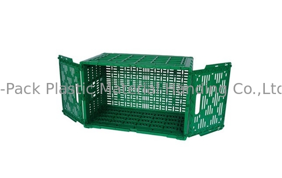 3.4kg 100% Virgin PP Heavy Duty Buah Dan Sayuran Peti Plastik