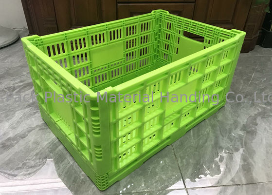 Peti Sayuran Lipat Plastik Tugas Berat 600 * 400 * 300mm