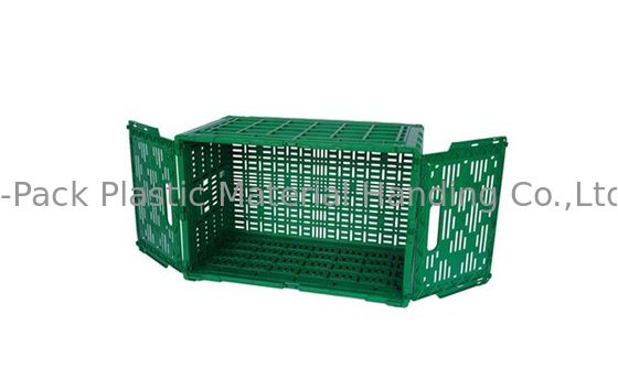 3.4kg 100% Virgin PP Heavy Duty Buah Dan Sayuran Peti Plastik